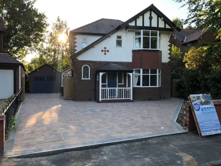 block paving driveway