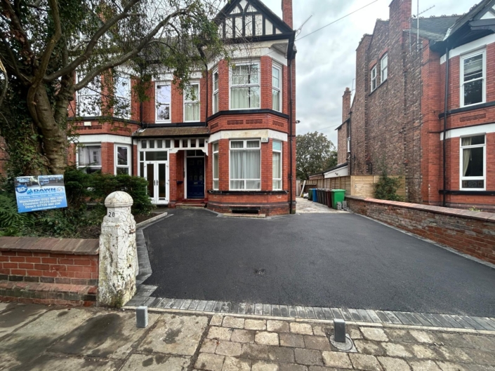 large tarmac driveway Trafford